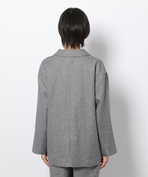 LAKOLE（ラコレ）の「ツイードダブルブレストジャケット / 229018（テーラードジャケット・レディース・ブラウン/グレー/サンドベージュ・SMALL/MEDIUM）」の19枚目の写真