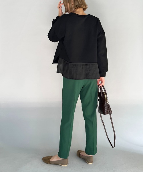 DIARIUM（ディアリウム）の「テーパードカラースティックパンツ（スラックス・レディース・ピンク/グリーン・M）」の21枚目の写真