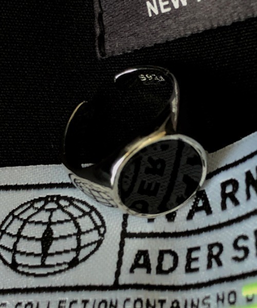 MGV（エムジーヴィー）の「ユニセックスブラックリング（リング・メンズ・A/B・FREE）」の4枚目の写真