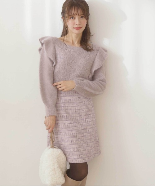 PROPORTION BODY DRESSING ミックスツイードミニスカート 楽天市場】【SALE／10%OFF】ミックスツイードミニスカート WEB