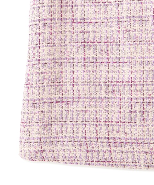 PROPORTION BODY DRESSING（プロポーションボディドレッシング）の「ツイードミニスカート / 1212120003（スカート・レディース・ブラック/パープル/ベージュ・MEDIUM/X-SMALL/SMALL）」の8枚目の写真