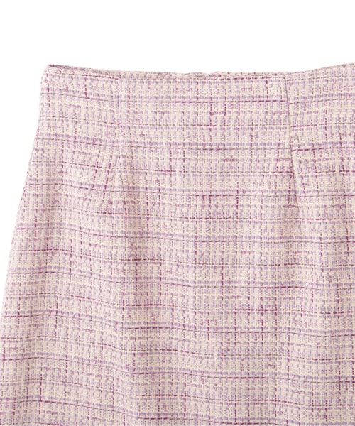 PROPORTION BODY DRESSING（プロポーションボディドレッシング）の「ツイードミニスカート / 1212120003（スカート・レディース・ブラック/パープル/ベージュ・MEDIUM/X-SMALL/SMALL）」の19枚目の写真