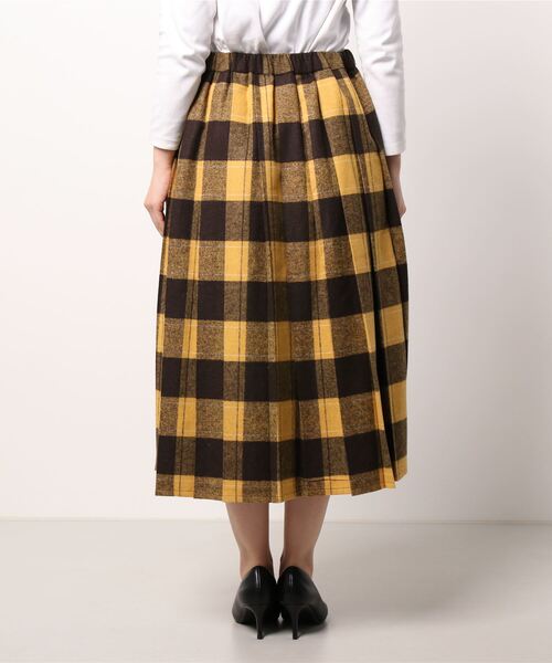 Samansa Mos2（サマンサ モスモス）の「ラップ風チェックロング