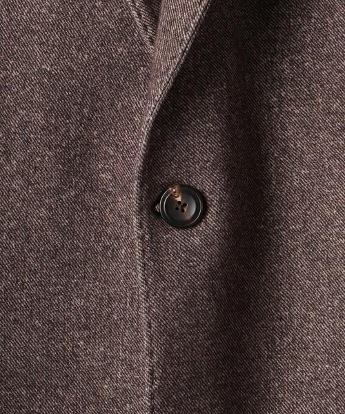 CIRCOLO 1901（チルコロ 1901）の「＜CIRCOLO 1901（チルコロ1901）＞ツイルプリント 2B ジャケット -ウォッシャブル-（テーラードジャケット・メンズ・ダークブラウン・50/46/48/44）」の8枚目の写真