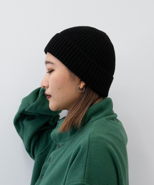 kutir(クティール)の「【新色追加!】ビーニー(ニットキャップ/ビーニー・レディース・ライトグレー/ブラック/オフホワイト/カーキ/ライトブラウン/ネイビー/オレンジ/ライトブルー/ボルドー/マスタード・FREE)」の11枚目の写真