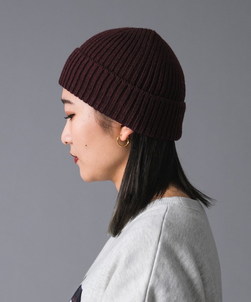 kutir(クティール)の「【新色追加!】ビーニー(ニットキャップ/ビーニー・レディース・ライトグレー/ブラック/オフホワイト/カーキ/ライトブラウン/ネイビー/オレンジ/ライトブルー/ボルドー/マスタード・FREE)」の18枚目の写真