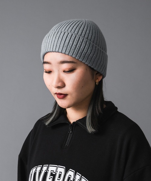 kutir(クティール)の「【新色追加!】ビーニー(ニットキャップ/ビーニー・レディース・ライトグレー/ブラック/オフホワイト/カーキ/ライトブラウン/ネイビー/オレンジ/ライトブルー/ボルドー/マスタード・FREE)」の17枚目の写真