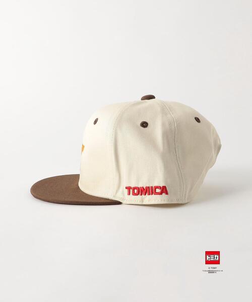 green label relaxing（グリーンレーベルリラクシング）の「【別注】＜TOMICA×green label relaxing＞EX CAP/帽子 21FW②（キャップ・キッズ・オフホワイト/ダークグレー/ベージュ・53-55cm）」の4枚目の写真
