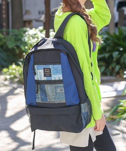 チチカカ（チチカカ）の「メッシュポケットリュック（バックパック/リュック・レディース・ブラック/ベージュ/カーキ・FREE）」の10枚目の写真