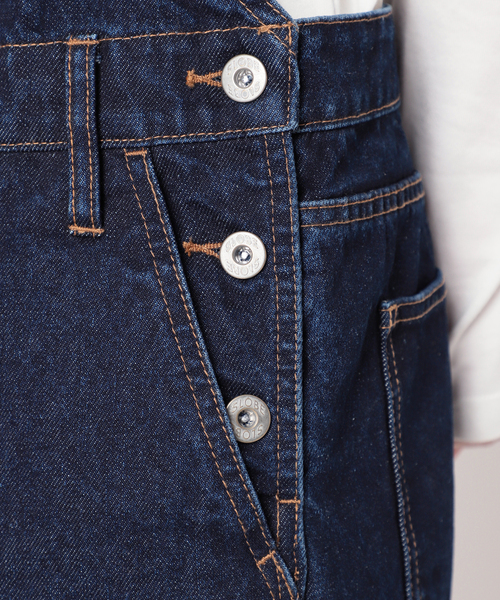 SLOBE IENA（スローブイエナ）の「LE DENIMオーバーオール◆（サロペット/オーバーオール・レディース・ネイビー・38/36）」の18枚目の写真
