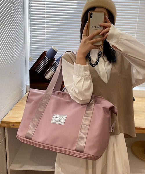 ALTROSE（アルトローズ）の「2WAYボストンバッグ [ドラコ]（ボストンバッグ・レディース・ピンク/ブラック/ブルー/グレー・FREE）」の7枚目の写真