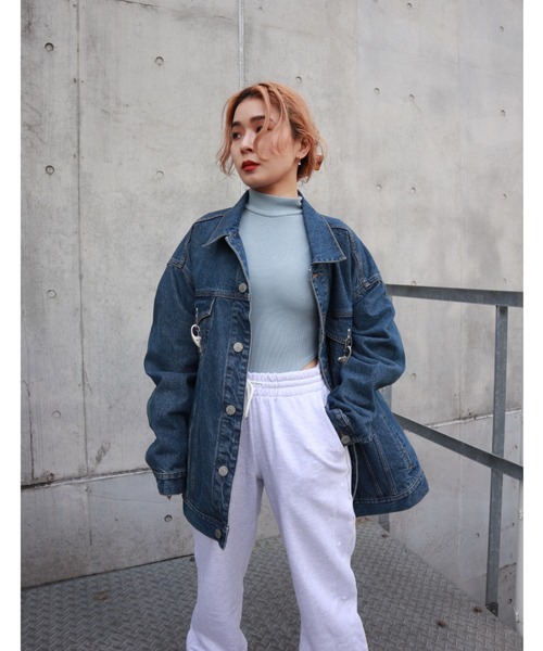 FIG&VIPER（フィグアンドバイパー）の「ハイネックハイレグボディースーツ（その他トップス・レディース・ブラック/グレー/ホワイト/ベージュ/ライトブルー・FREE）」の18枚目の写真