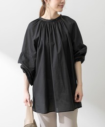 URBAN RESEARCH Sonny Label | コットンローンネックギャザーブラウス(シャツ/ブラウス)