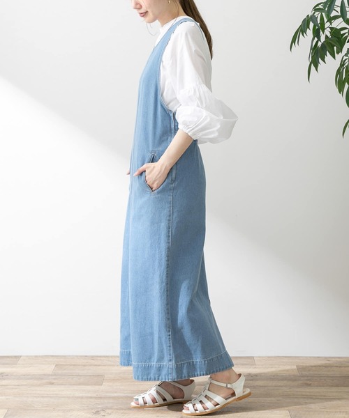 URBAN RESEARCH Sonny Label（アーバンリサーチサニーレーベル）の「コットンローンネックギャザーブラウス（シャツ/ブラウス・レディース・オフホワイト/ブラック/カーキ・FREE）」の21枚目の写真