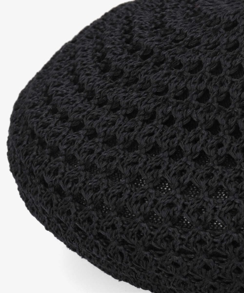 OVERRIDE（オーバーライド）の「OVERRIDE TM LAYERD BERET（ハンチング/ベレー帽・レディース・ブラック/イエロー/オレンジ・FREE）」の4枚目の写真