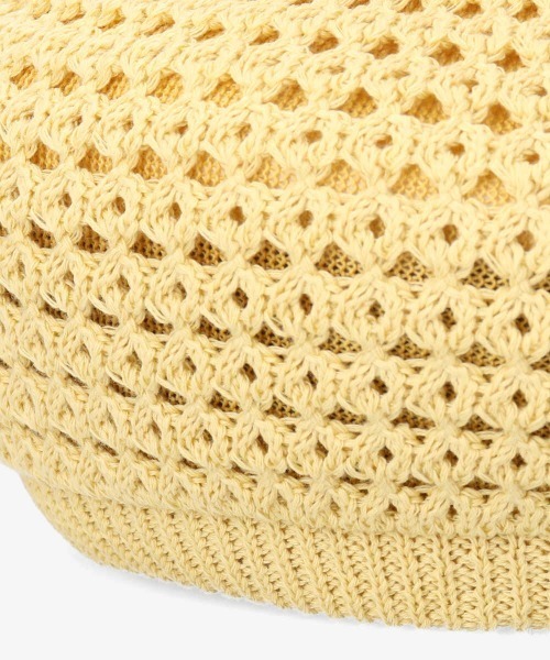 OVERRIDE（オーバーライド）の「OVERRIDE TM LAYERD BERET（ハンチング/ベレー帽・レディース・ブラック/イエロー/オレンジ・FREE）」の6枚目の写真