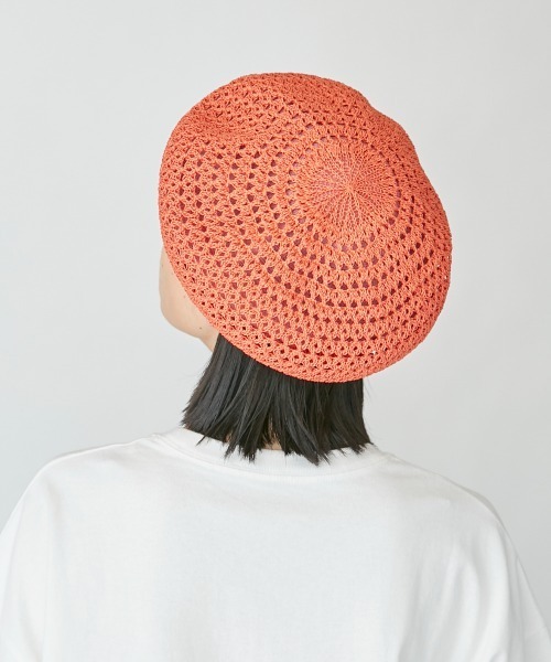 OVERRIDE（オーバーライド）の「OVERRIDE TM LAYERD BERET（ハンチング/ベレー帽・レディース・ブラック/イエロー/オレンジ・FREE）」の8枚目の写真