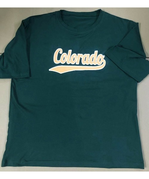 DEVICE（デバイス）の「【UNISEX】オーバーサイズ カレッジロゴ ビッグシルエット Tシャツ（Tシャツ/カットソー・レディース・ホワイト/ブラック/グレー/グリーン・FREE）」の6枚目の写真