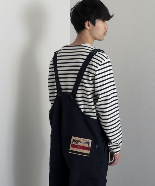 GEVACO（ゲバコ）の「【GEVACO/ゲバコ】ユーロワーク ヘリンボンオーバーオール（サロペット/オーバーオール・メンズ・ネイビー/オリーブ/ブルー・MEDIUM/LARGE）」の9枚目の写真