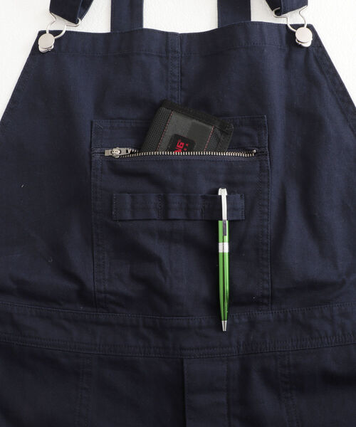 GEVACO（ゲバコ）の「【GEVACO/ゲバコ】ユーロワーク ヘリンボンオーバーオール（サロペット/オーバーオール・メンズ・ネイビー/オリーブ/ブルー・MEDIUM/LARGE）」の10枚目の写真