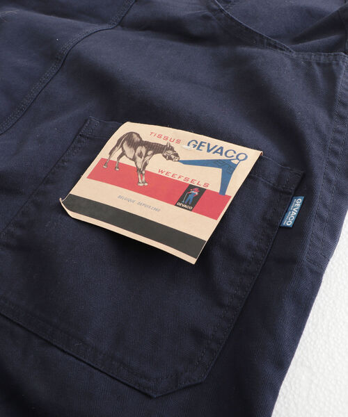 GEVACO（ゲバコ）の「【GEVACO/ゲバコ】ユーロワーク ヘリンボンオーバーオール（サロペット/オーバーオール・メンズ・ネイビー/オリーブ/ブルー・MEDIUM/LARGE）」の17枚目の写真