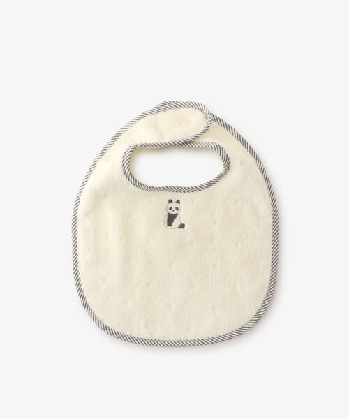 Afternoon Tea（アフタヌーンティー）の「アニマル刺繍スタイ（スタイ/よだれかけ・キッズ・ホワイト/ピンク/イエロー・ONE SIZE）」の5枚目の写真