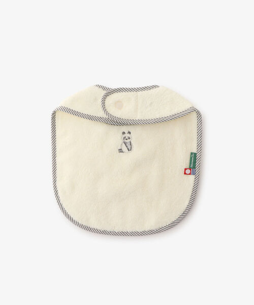 Afternoon Tea（アフタヌーンティー）の「アニマル刺繍スタイ（スタイ/よだれかけ・キッズ・ホワイト/ピンク/イエロー・ONE SIZE）」の6枚目の写真