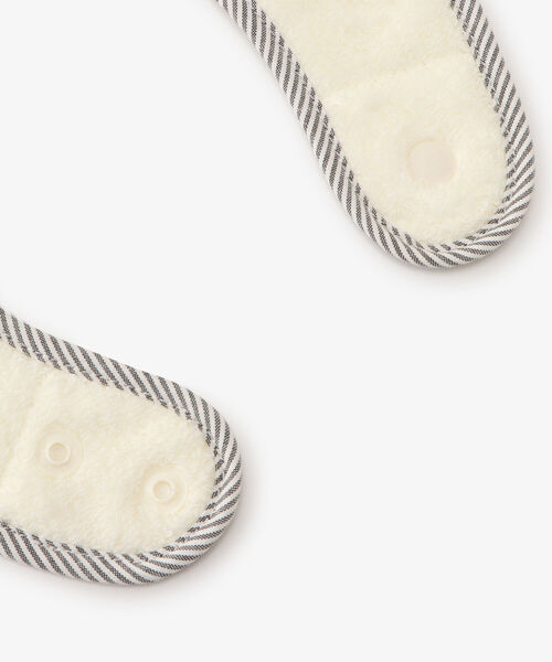 Afternoon Tea（アフタヌーンティー）の「アニマル刺繍スタイ（スタイ/よだれかけ・キッズ・ホワイト/ピンク/イエロー・ONE SIZE）」の9枚目の写真