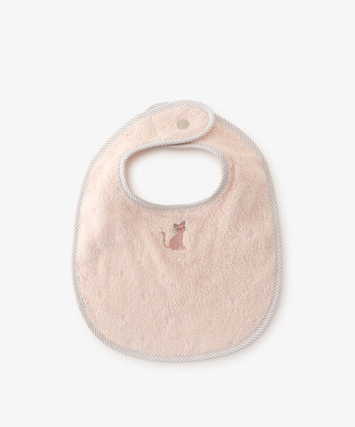 Afternoon Tea（アフタヌーンティー）の「アニマル刺繍スタイ（スタイ/よだれかけ・キッズ・ホワイト/ピンク/イエロー・ONE SIZE）」の19枚目の写真