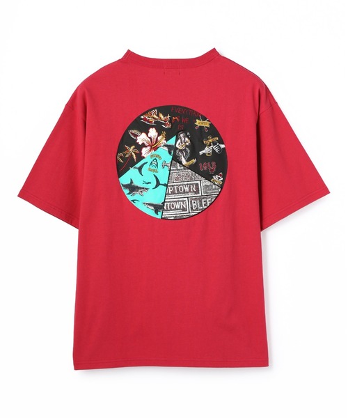 Schott（ショット）の「【WEB LIMITED】Schott/ショット/HAWAIIAN EMBROIDERY T-SHIRT/ハワイアン エンブロイダリー アロハ Tシャツ（Tシャツ/カットソー・メンズ・イエロー/ホワイト/ローズ・MEDIUM/LARGE/XXX-LARGE/X-LARGE/XX-LARGE）」の9枚目の写真