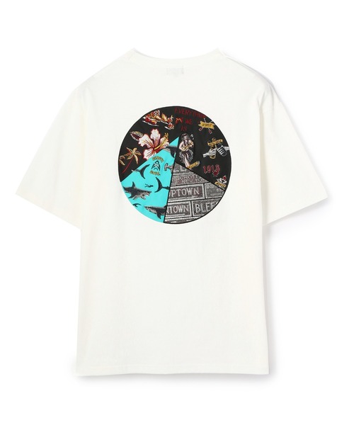 Schott（ショット）の「【WEB LIMITED】Schott/ショット/HAWAIIAN EMBROIDERY T-SHIRT/ハワイアン エンブロイダリー アロハ Tシャツ（Tシャツ/カットソー・メンズ・イエロー/ホワイト/ローズ・MEDIUM/LARGE/XXX-LARGE/X-LARGE/XX-LARGE）」の7枚目の写真