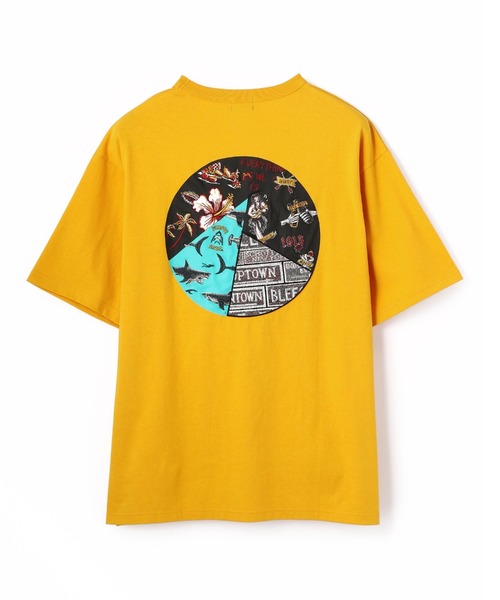 Schott（ショット）の「【WEB LIMITED】Schott/ショット/HAWAIIAN EMBROIDERY T-SHIRT/ハワイアン エンブロイダリー アロハ Tシャツ（Tシャツ/カットソー・メンズ・イエロー/ホワイト/ローズ・MEDIUM/LARGE/XXX-LARGE/X-LARGE/XX-LARGE）」の11枚目の写真