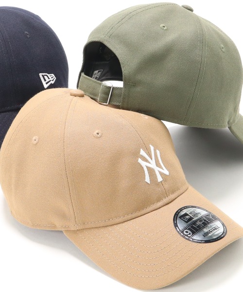 NEW ERA（ニューエラ）の「ニューエラ キャップ ミドルロゴ9THIRTY ONSPOTZ別注（キャップ・メンズ・ベージュ系その他/グリーン系その他/ブラック系その他/ベージュ/ネイビー/カーキ/ブラック/ブルー系その他・FREE）」の4枚目の写真