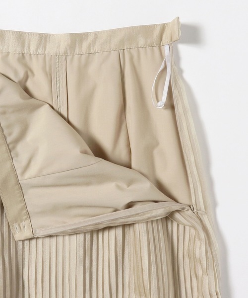 Ray BEAMS（レイビームス）の「RBS / シアー ピンタック タイト スカート（スカート・レディース・ブラック/ベージュ・0/1）」の6枚目の写真