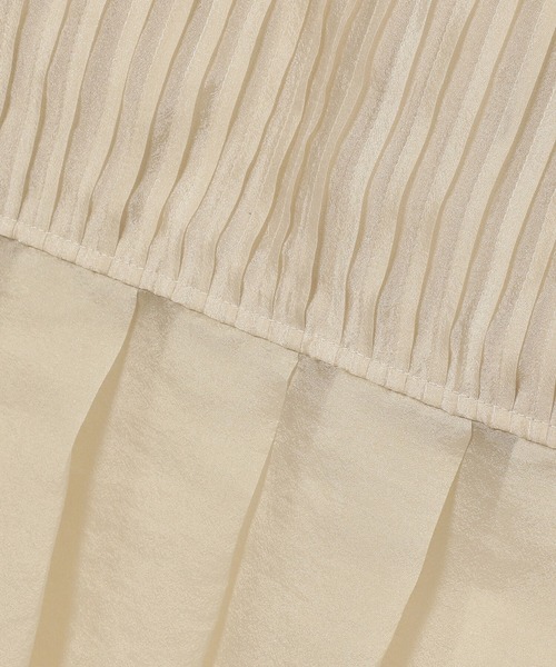 Ray BEAMS（レイビームス）の「RBS / シアー ピンタック タイト スカート（スカート・レディース・ブラック/ベージュ・0/1）」の8枚目の写真