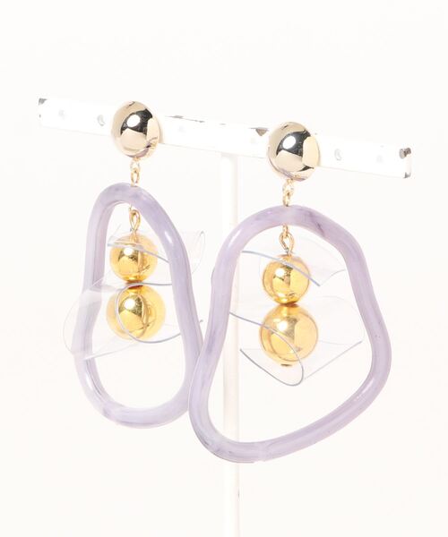 tone（トーン）の「【Coto】ビッグチャームピアス(MA)（ピアス（両耳用）・レディース・ゴールド系その他/ゴールド系その他2・FREE）」の2枚目の写真