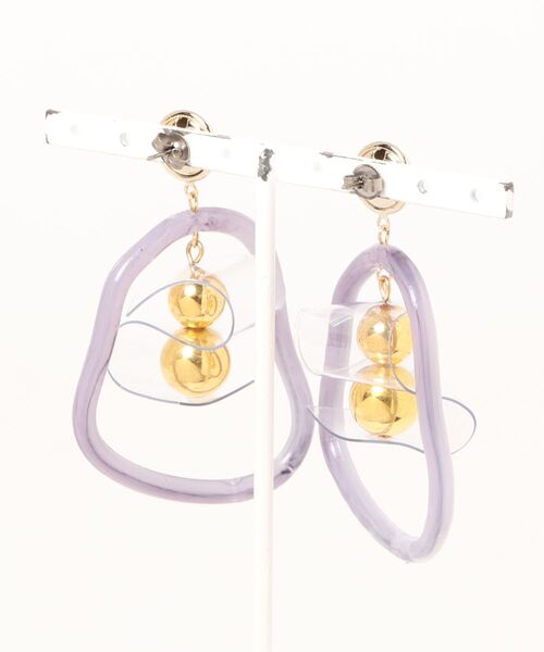 tone（トーン）の「【Coto】ビッグチャームピアス(MA)（ピアス（両耳用）・レディース・ゴールド系その他/ゴールド系その他2・FREE）」の3枚目の写真