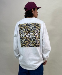 【ムラサキスポーツ別注】RVCA/ルーカ オーバーサイズ レオパード柄 バックプリントロンT BC041-064