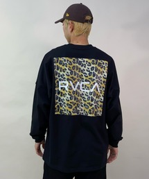 【ムラサキスポーツ別注】RVCA/ルーカ オーバーサイズ レオパード柄 バックプリントロンT BC041-064