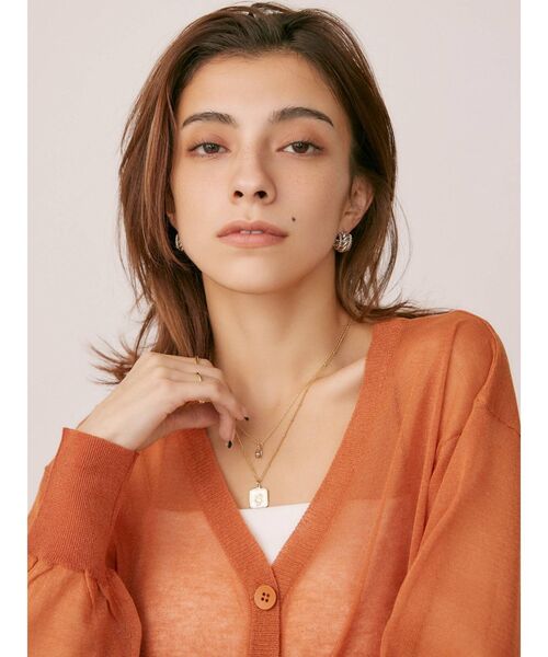 EVRIS（エヴリス）の「STONE MOTIF COIN ネックレス（ネックレス・レディース・シルバー/ゴールド・FREE）」の3枚目の写真