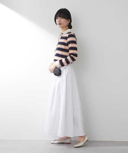 SHENERY(シーナリー)の「ボーダーラガーシャツ(Tシャツ/カットソー・レディース・ネイビー・FREE)」の11枚目の写真
