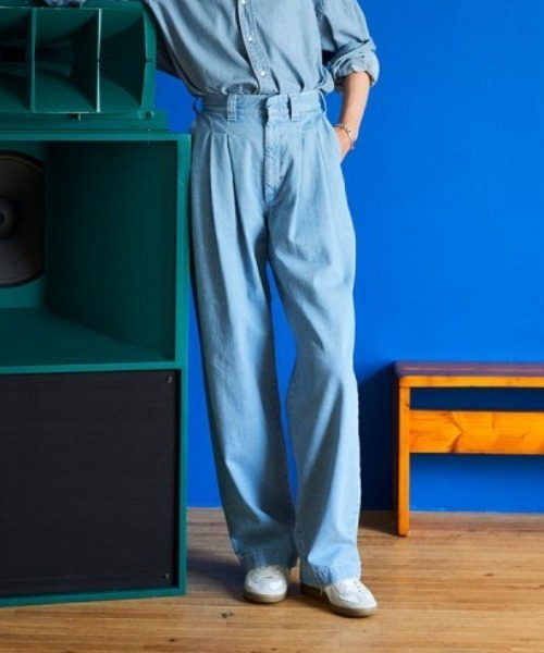 THE SHINZONE（ザ　シンゾーン）の「Shinzone TOMBOY JEANS 22SMSPA05（デニムパンツ・レディース・ライトブルー/オフホワイト/ブラック・32inch/30inch/34inch/36inch）」の3枚目の写真
