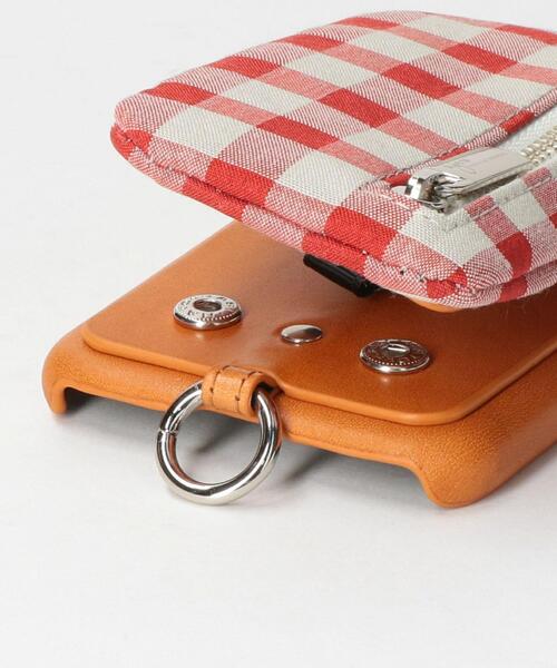 ajew スマホケースiPhoneケース　iPhone11pro チェック柄 11Pro/X/XS対応】エジュー ajew cadenas check leather zipphone