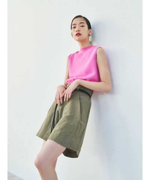 ELENDEEK(エレンディーク)の「ノースリーブニット【セットアップ可能】(タンクトップ・レディース・ブラック/ピンク/ライトグリーン/オフホワイト・FREE)」の20枚目の写真