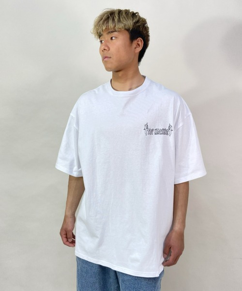 TOY　MACHINE（トイ　マシーン）の「【ムラサキスポーツ別注】TOY MACHINE/トイマシーン ビッグシルエット バックプリントTシャツ MTMSCST2（Tシャツ/カットソー・メンズ・ブラック/ホワイト/オレンジ・L/M/XL）」の2枚目の写真