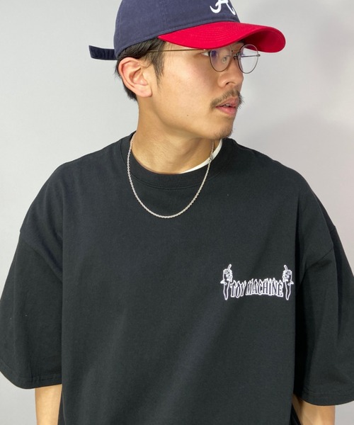 TOY　MACHINE（トイ　マシーン）の「【ムラサキスポーツ別注】TOY MACHINE/トイマシーン ビッグシルエット バックプリントTシャツ MTMSCST2（Tシャツ/カットソー・メンズ・ブラック/ホワイト/オレンジ・L/M/XL）」の5枚目の写真