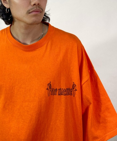 TOY　MACHINE（トイ　マシーン）の「【ムラサキスポーツ別注】TOY MACHINE/トイマシーン ビッグシルエット バックプリントTシャツ MTMSCST2（Tシャツ/カットソー・メンズ・ブラック/ホワイト/オレンジ・L/M/XL）」の22枚目の写真