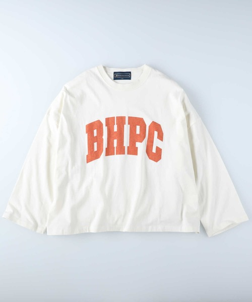 BEVERLY HILLS POLO CLUB（ビバリーヒルズポロクラブ）の「【BEVERLY HILLS POLO CLUB】カレッジロンＴ（Tシャツ/カットソー・レディース・パープル/オフホワイト/ダークグレー・M/L）」の9枚目の写真