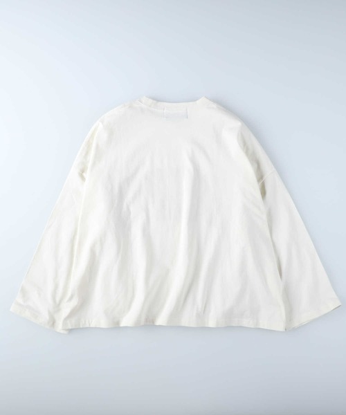 BEVERLY HILLS POLO CLUB（ビバリーヒルズポロクラブ）の「【BEVERLY HILLS POLO CLUB】カレッジロンＴ（Tシャツ/カットソー・レディース・パープル/オフホワイト/ダークグレー・M/L）」の16枚目の写真