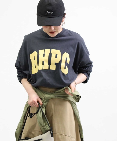 BEVERLY HILLS POLO CLUB（ビバリーヒルズポロクラブ）の「【BEVERLY HILLS POLO CLUB】カレッジロンＴ（Tシャツ/カットソー・レディース・パープル/オフホワイト/ダークグレー・M/L）」の19枚目の写真